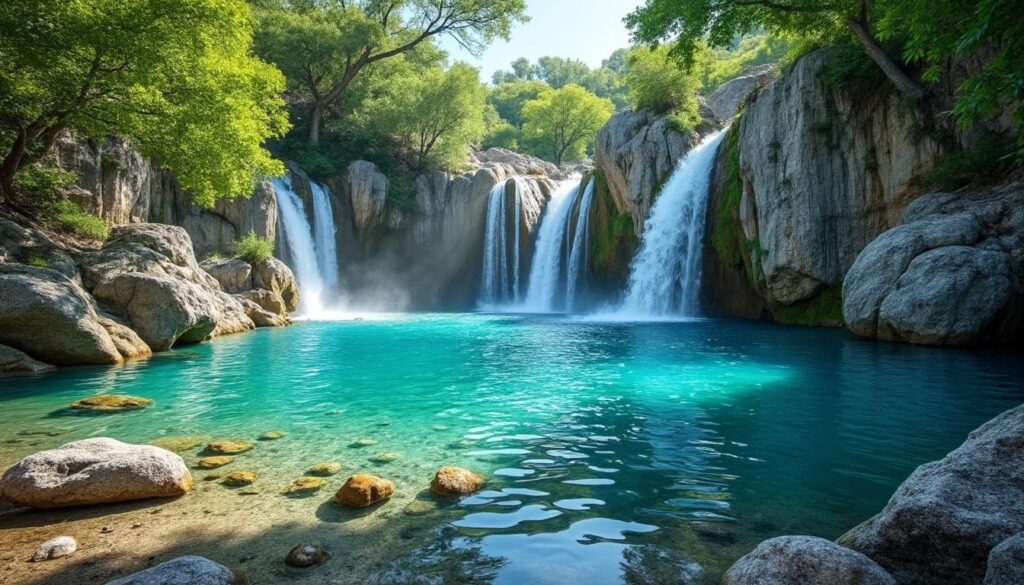 découvrez les cascades de polylimnio en messénie : une randonnée captivante et une baignade rafraîchissante dans un cadre naturel préservé.