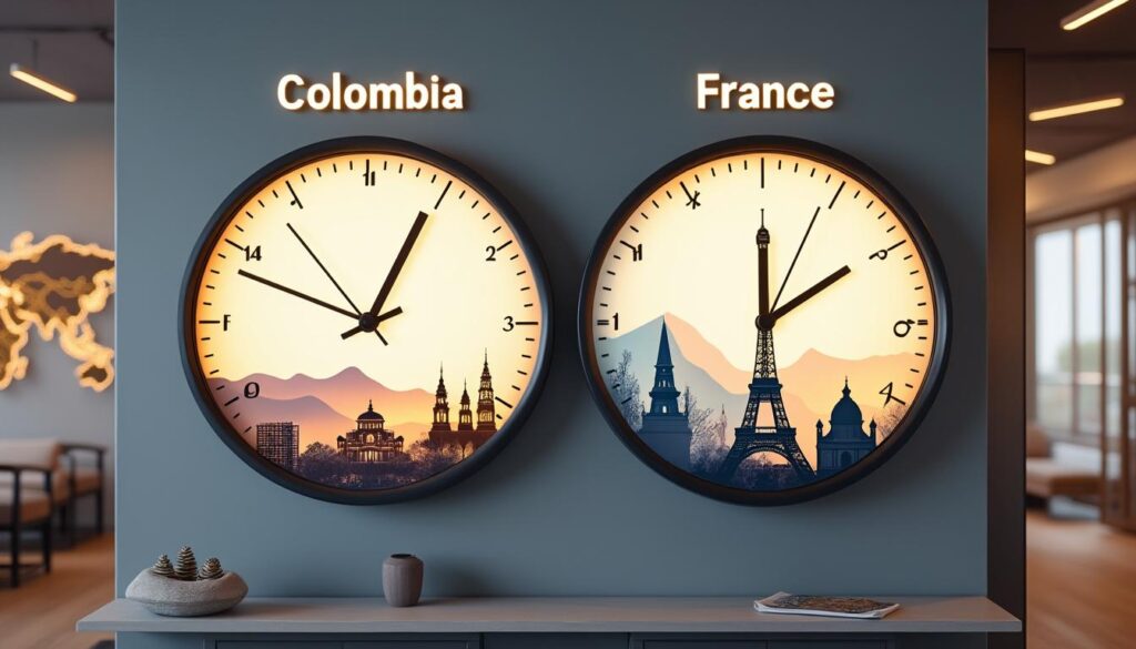 découvrez l'heure actuelle en colombie, son fuseau horaire et le décalage horaire avec la france pour organiser vos communications et voyages en toute simplicité.
