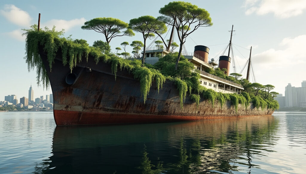 découvrez la forêt flottante de l'épave du ss ayrfield à sydney, un fascinant site australien où nature et histoire se mêlent mystérieusement.