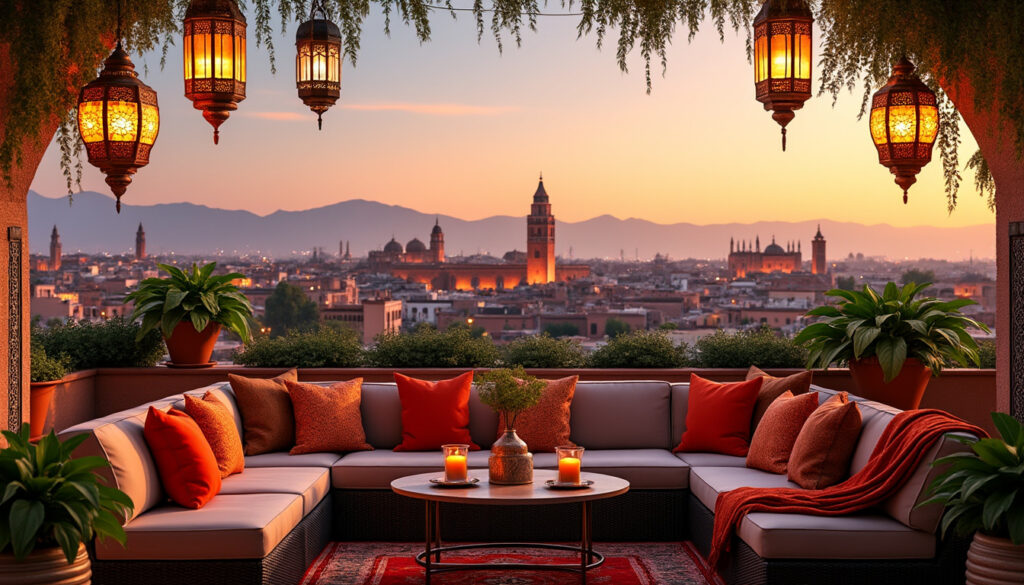 découvrez les meilleurs rooftops à marrakech offrant des terrasses avec vue panoramique exceptionnel, pour des moments inoubliables entre ambiance chaleureuse et paysages à couper le souffle.