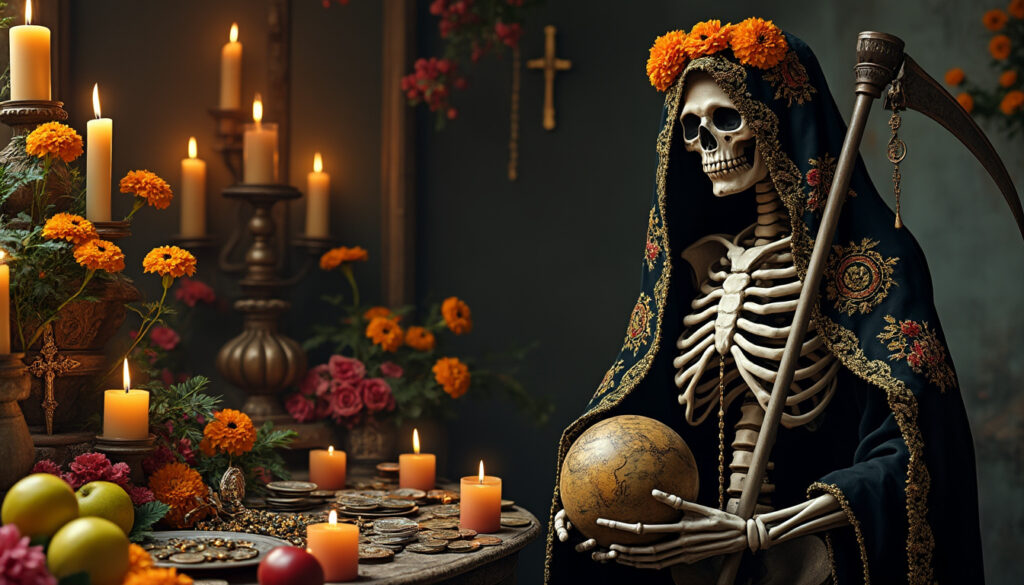 découvrez l'origine, les symboles et la signification du culte mystique de santa muerte, une figure spirituelle vénérée pour sa protection et ses pouvoirs.