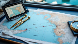 calculez rapidement et avec précision la distance nautique entre deux ports et planifiez votre itinéraire maritime en toute simplicité.