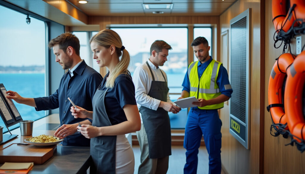 découvrez les métiers à bord d’un bateau de croisière, les compétences requises, les conditions de travail et les étapes pour postuler.
