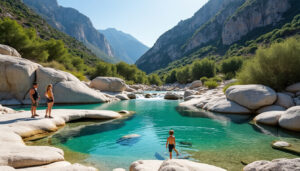 découvrez les piscines naturelles de zoza, en corse : baignade rafraîchissante dans des eaux cristallines et randonnée au cœur de paysages exceptionnels.